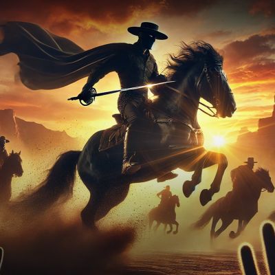 Key visual for the show ‘The Legend of Zorro’ at Europa-Park.